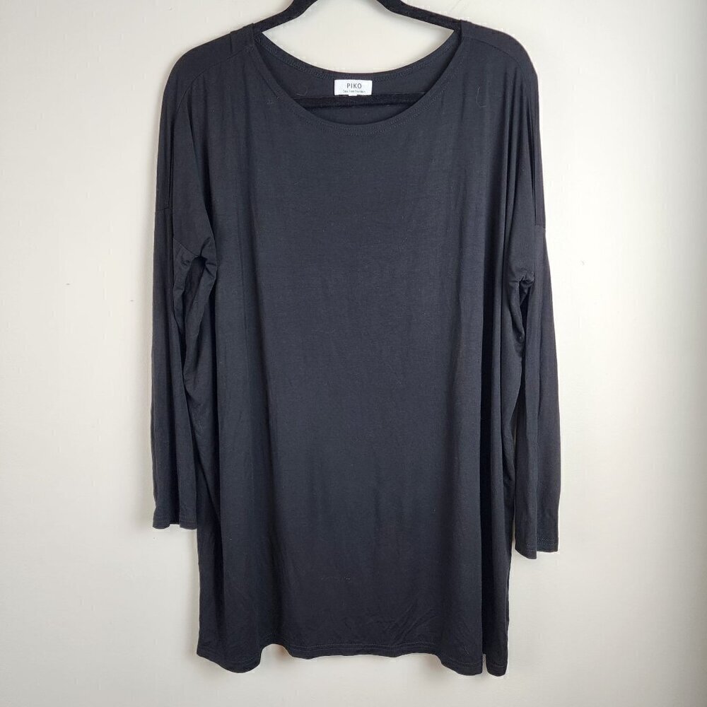 Black PIKO top tunic size Small